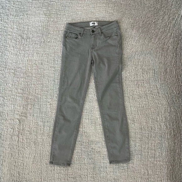 Paige Verdugo Crop gray jeans! - Picture 2 of 8